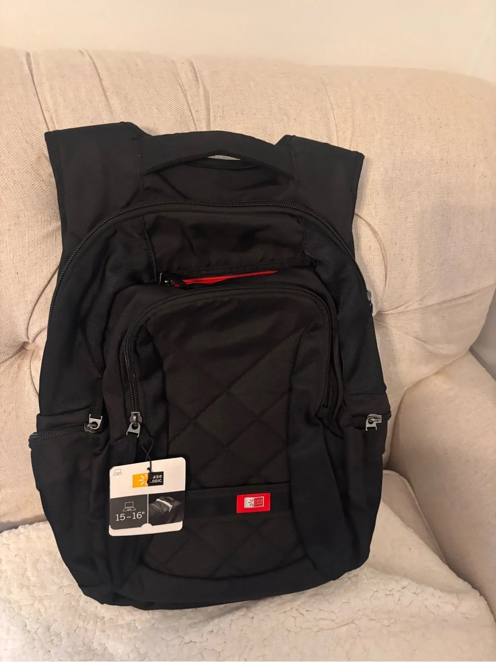 Case Logic Black Laptop Backpack for 15-16